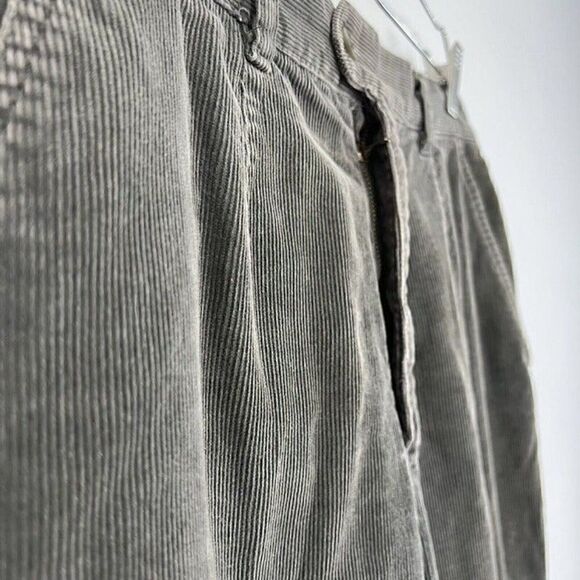 Northern Refections Straight Leg Womens Grey Corduroy Trouser Pants Size Medium - Picture 10 of 11
